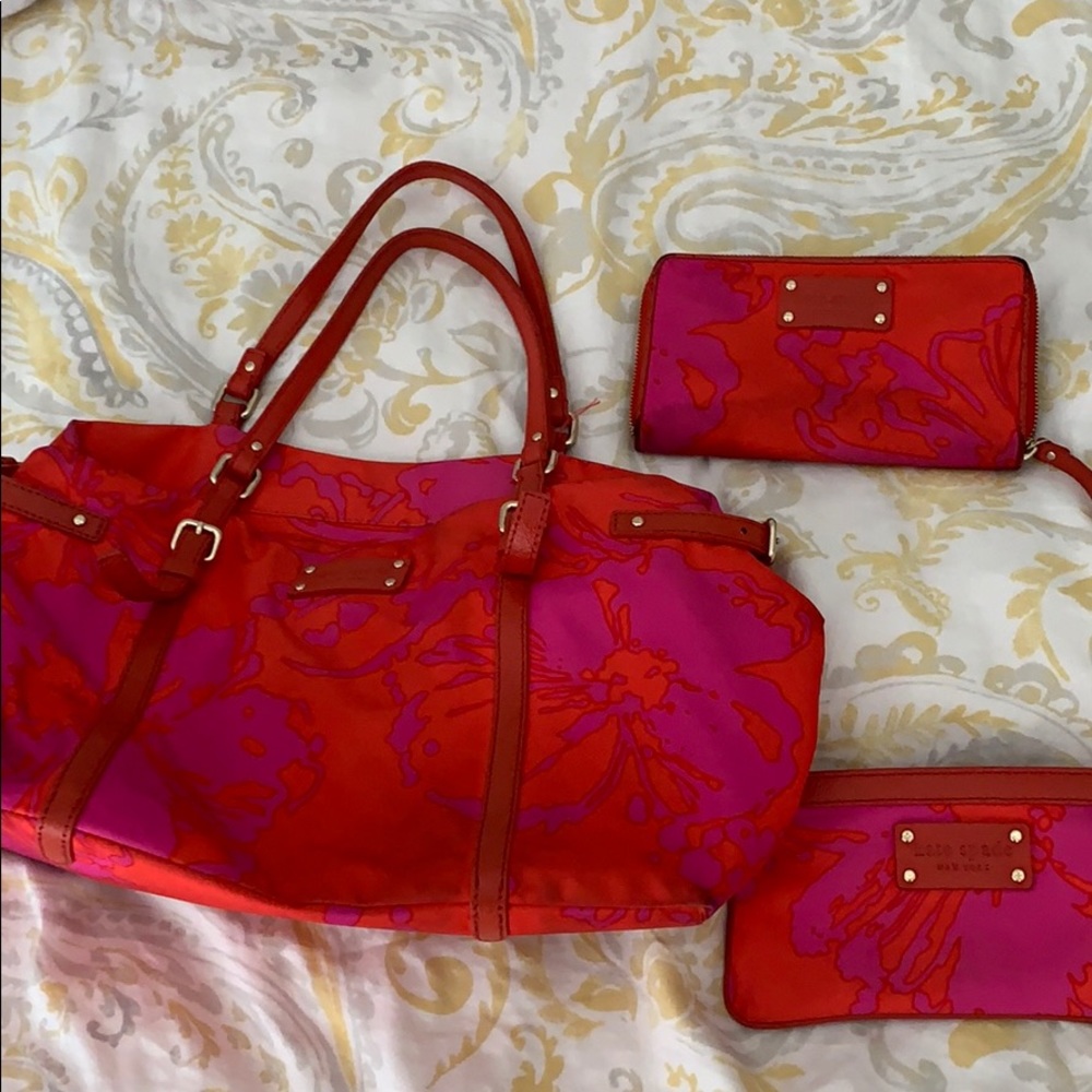 Kate spade purse, wallet and clutch